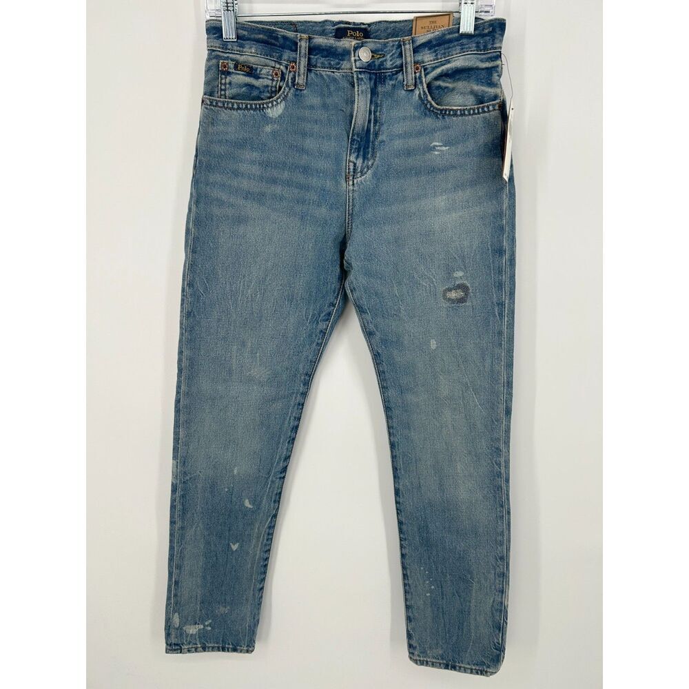NWT Polo Ralph Lauren Boys The Sullivan Authentic Denim Stretch Jeans Size 16